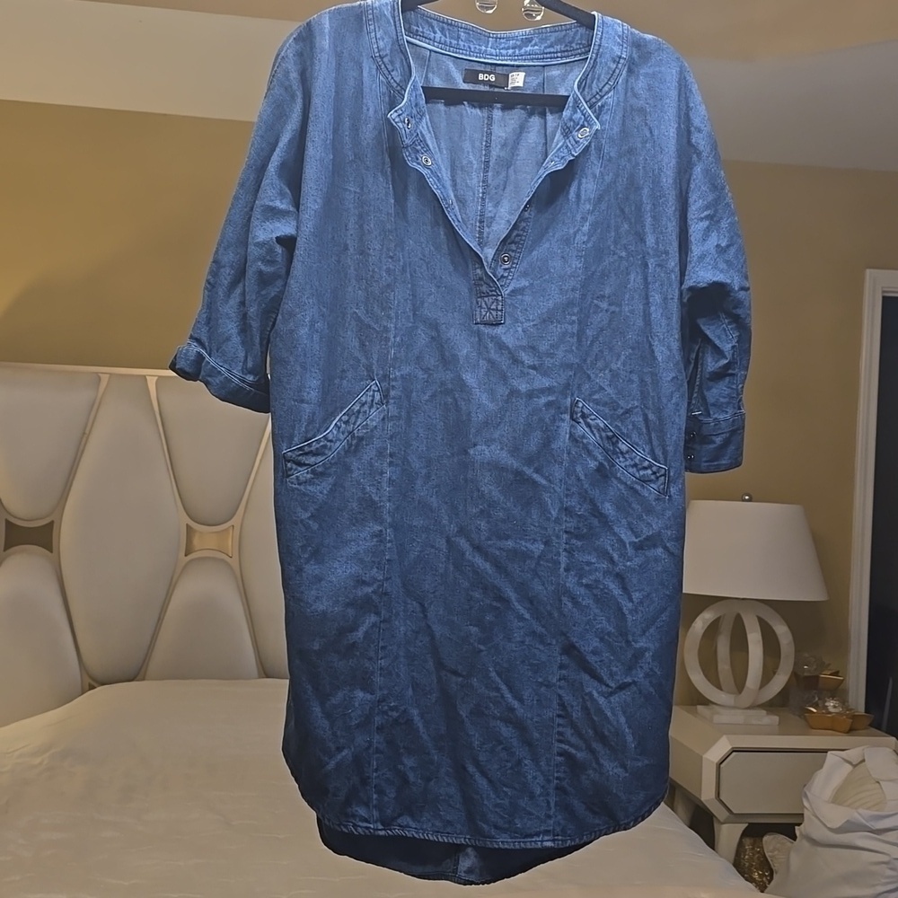 BDG Classic Blue Denim Top Oversized